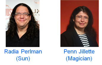 Radia Perlman and Penn Jillette