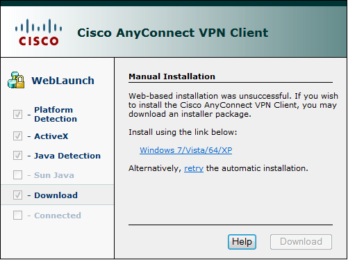 download cisco anyconnect vpn client for windows 7