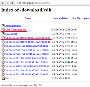 Opengear CDK Download