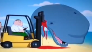 Family Guy - Whale on a Forklift