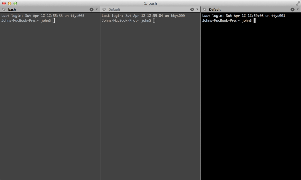 iterm2 split pane