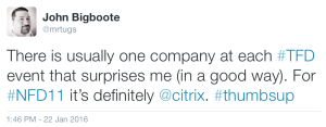 @mrtugs Tweet on Citrix