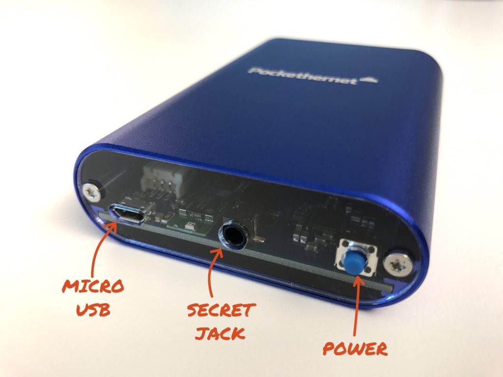 Pockethernet - Rear View