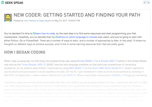 New Coder: Getting Started and Finding Your Path
