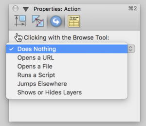 Graffle Action Properties - Actions