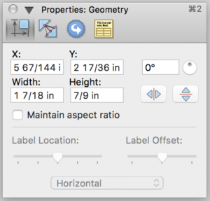 Graffle Properties Inspector