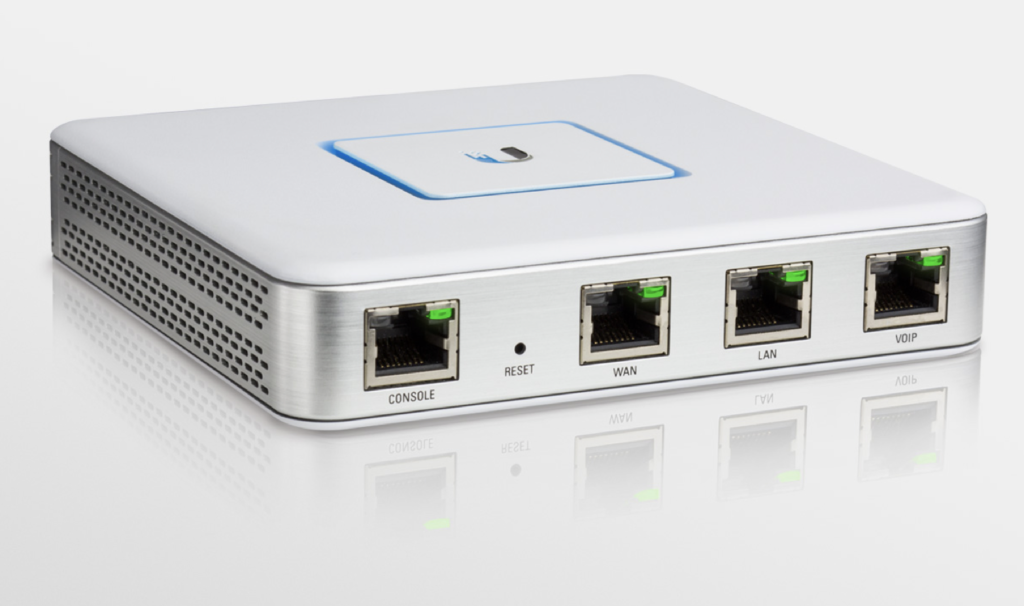 Ubiquiti Networks Unify Security Gateway (USG). Image courtesy of ubnt.com