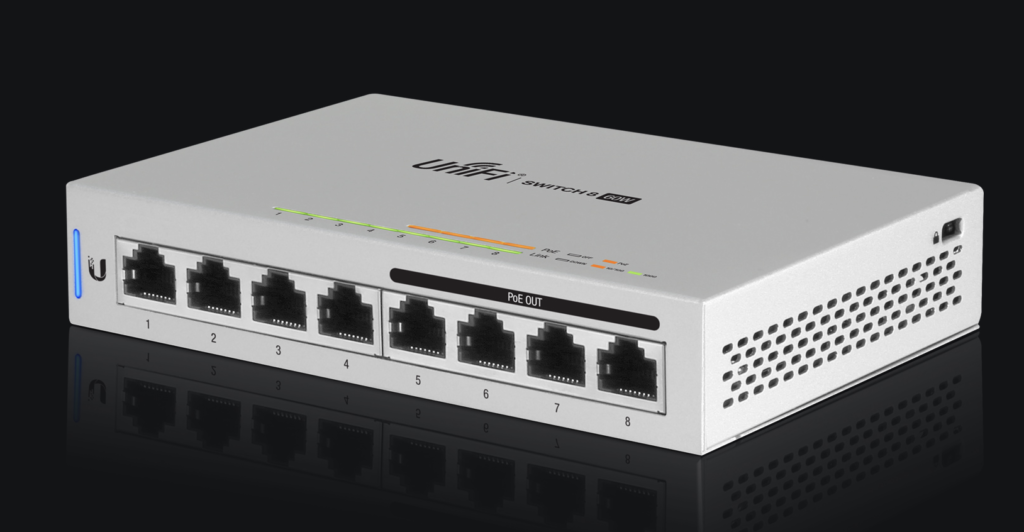 Ubiquiti Networks Unify Switch-8 (US-8). Image courtesy of ubnt.com