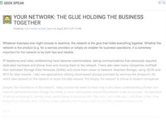 Your Network: The Glue Holding the Business Together