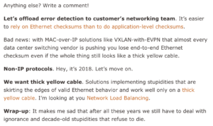 ipspace.net: Revisited: The Need For Stretched VLANs