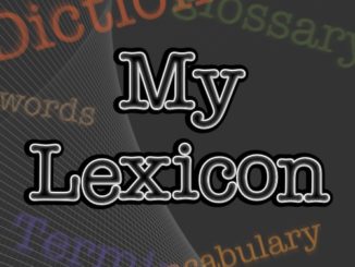 My Lexicon