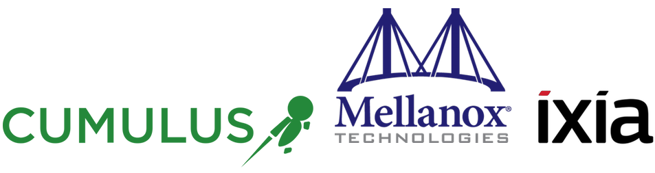 Cumulus/Mellanox/Ixia Logos